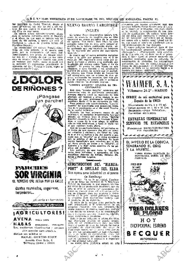 ABC SEVILLA 17-11-1965 página 62