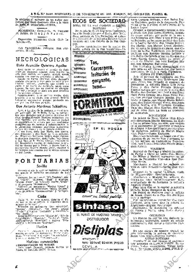 ABC SEVILLA 17-11-1965 página 68