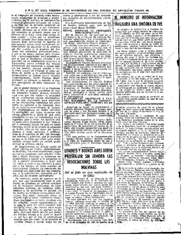 ABC SEVILLA 19-11-1965 página 54