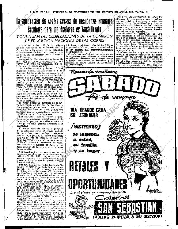 ABC SEVILLA 19-11-1965 página 55
