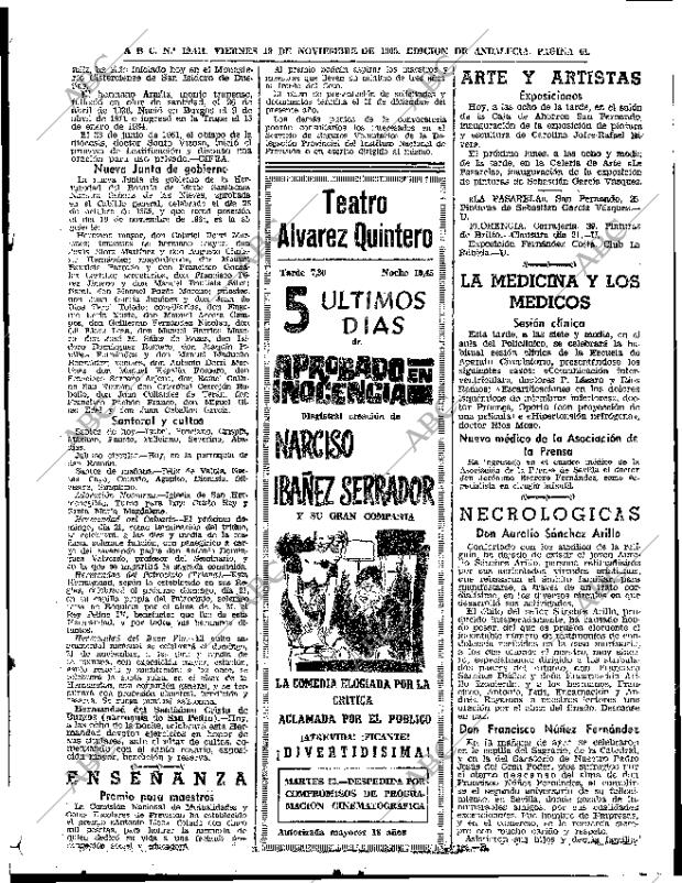 ABC SEVILLA 19-11-1965 página 61