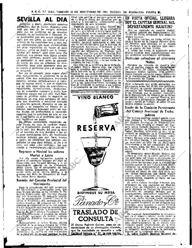 ABC SEVILLA 19-11-1965 página 69