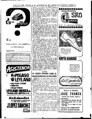 ABC SEVILLA 19-11-1965 página 74
