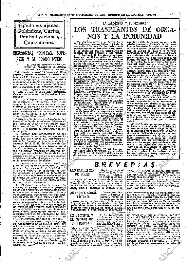 ABC MADRID 24-11-1965 página 64