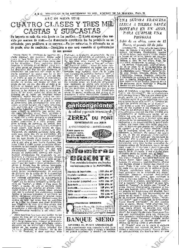 ABC MADRID 24-11-1965 página 73