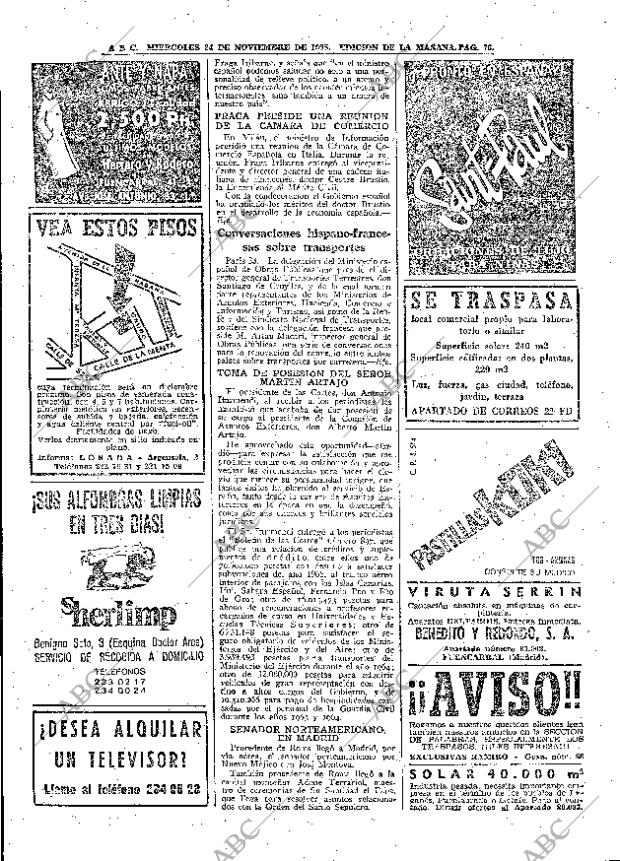 ABC MADRID 24-11-1965 página 76