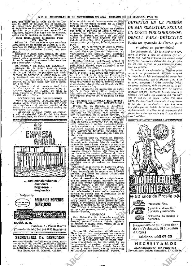 ABC MADRID 24-11-1965 página 78