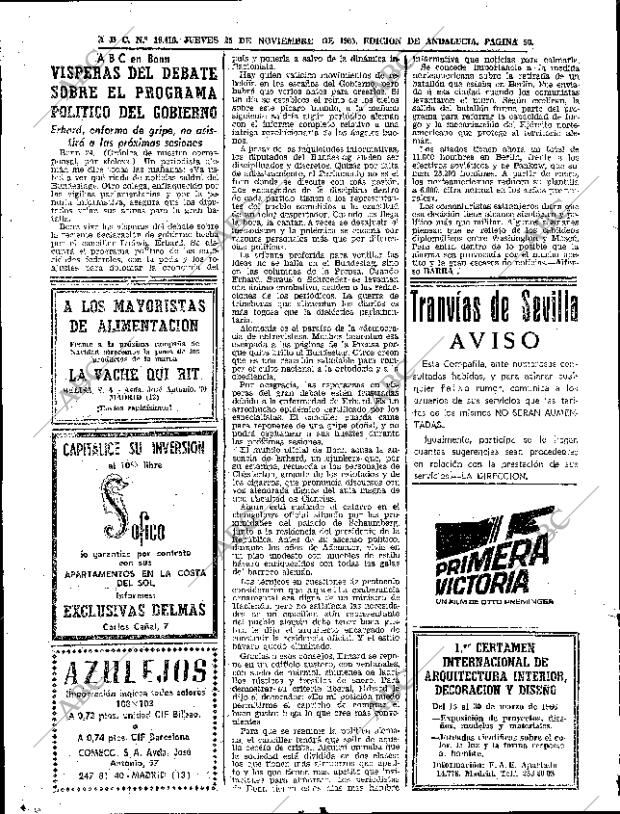 ABC SEVILLA 25-11-1965 página 50
