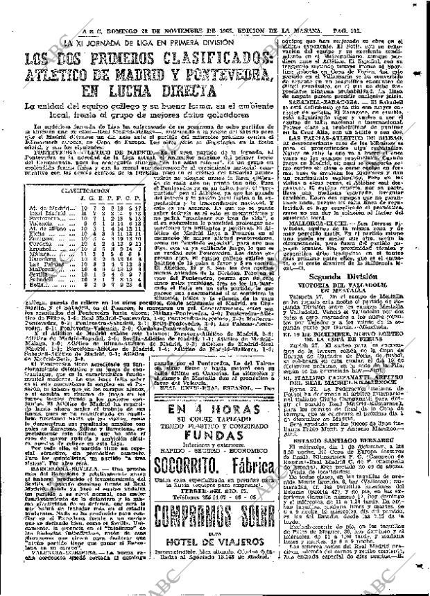 ABC MADRID 28-11-1965 página 105