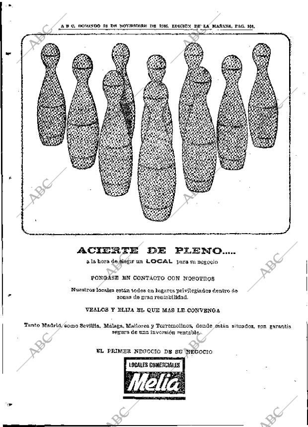 ABC MADRID 28-11-1965 página 108