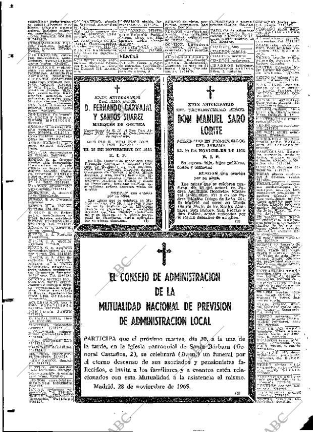 ABC MADRID 28-11-1965 página 122