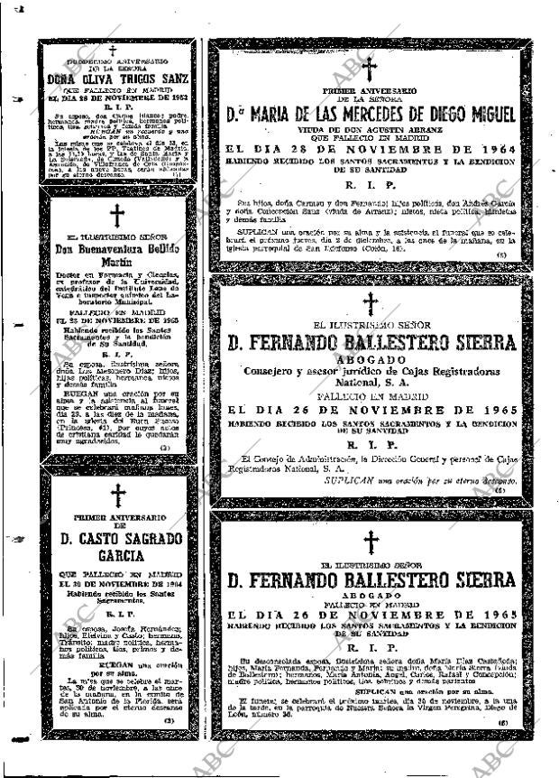 ABC MADRID 28-11-1965 página 124