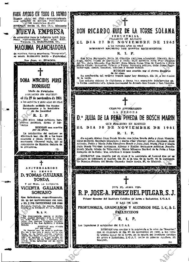 ABC MADRID 28-11-1965 página 126