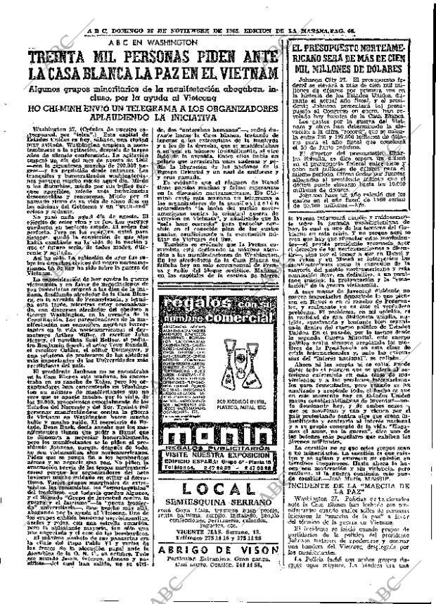 ABC MADRID 28-11-1965 página 65
