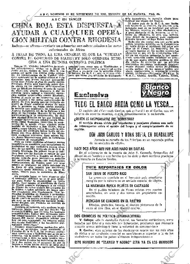 ABC MADRID 28-11-1965 página 69
