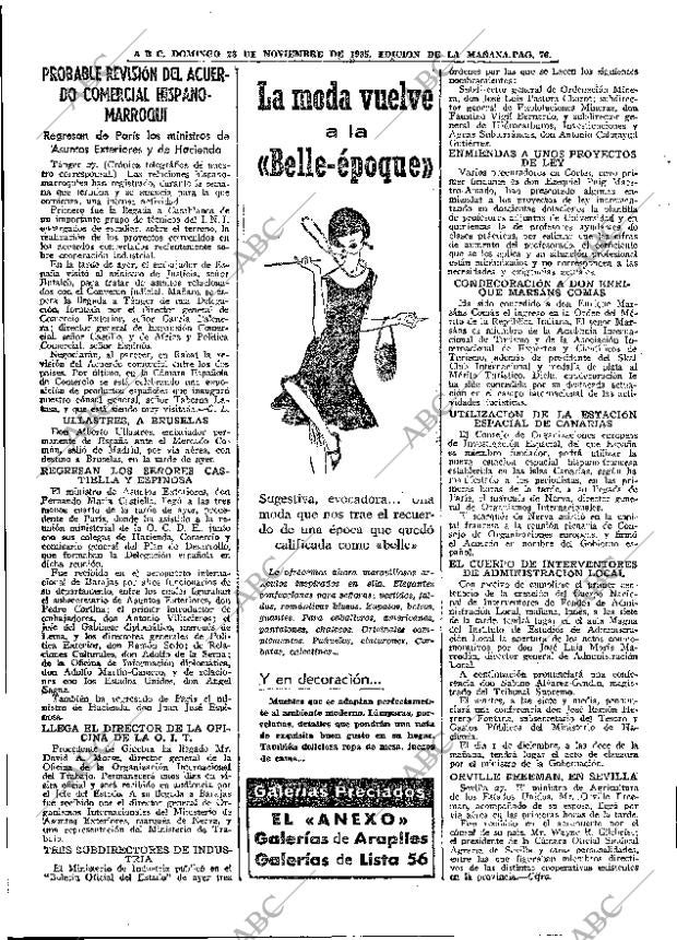 ABC MADRID 28-11-1965 página 76