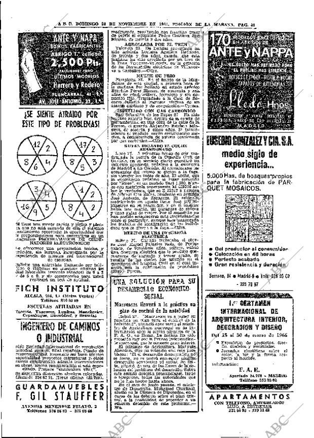 ABC MADRID 28-11-1965 página 80