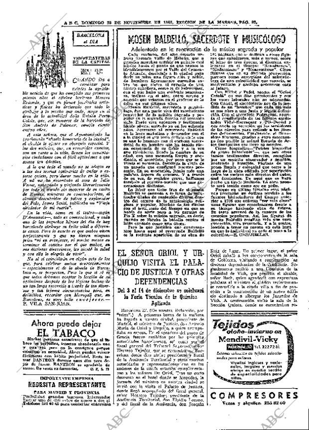 ABC MADRID 28-11-1965 página 87
