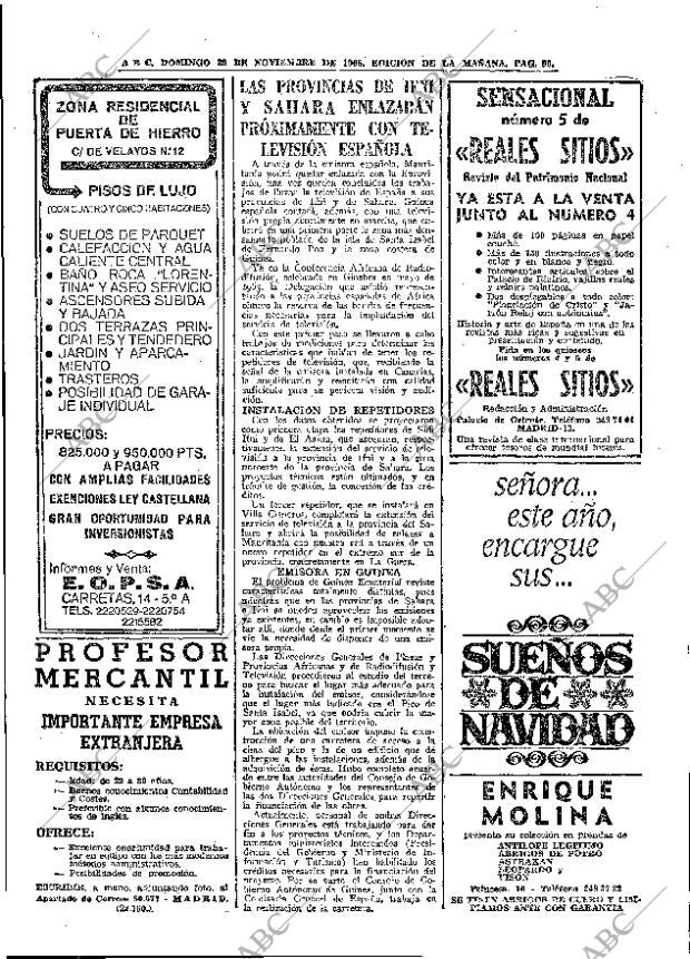 ABC MADRID 28-11-1965 página 90