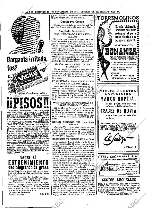 ABC MADRID 28-11-1965 página 92
