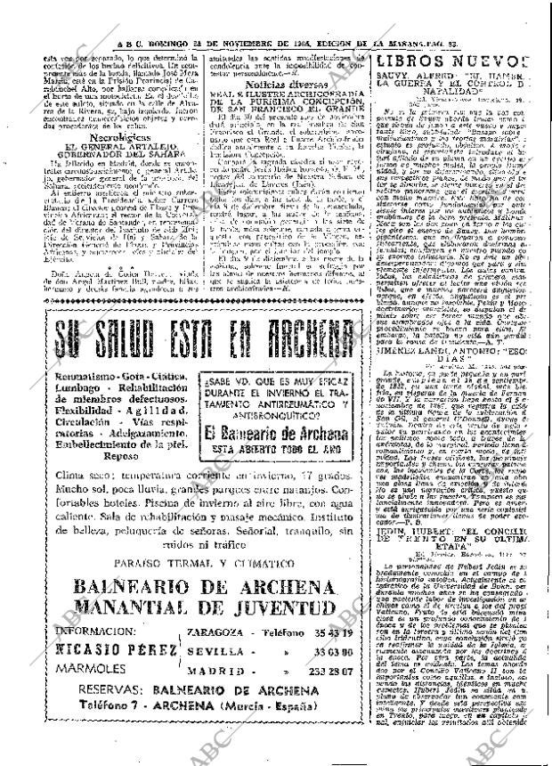 ABC MADRID 28-11-1965 página 93