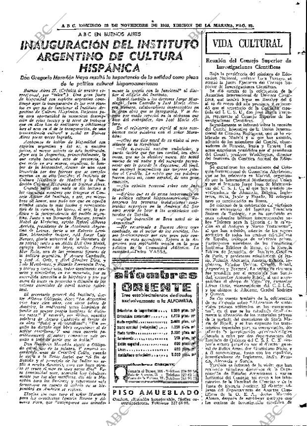 ABC MADRID 28-11-1965 página 95