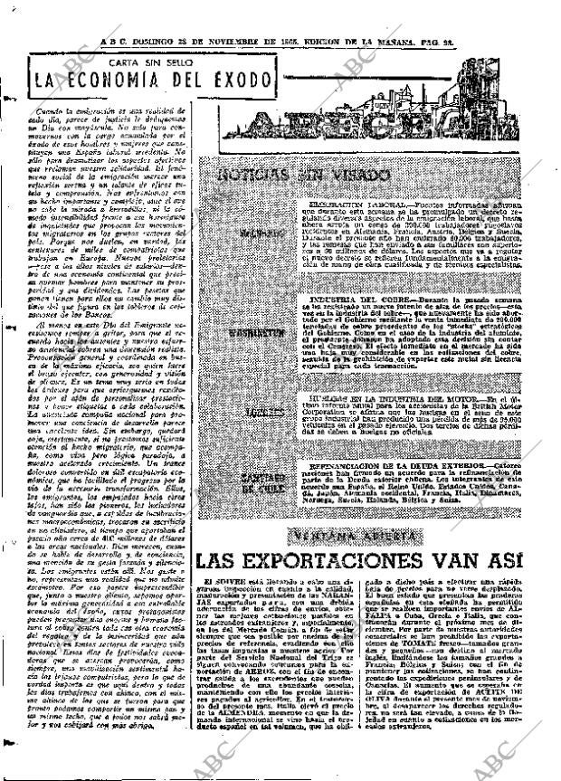 ABC MADRID 28-11-1965 página 98