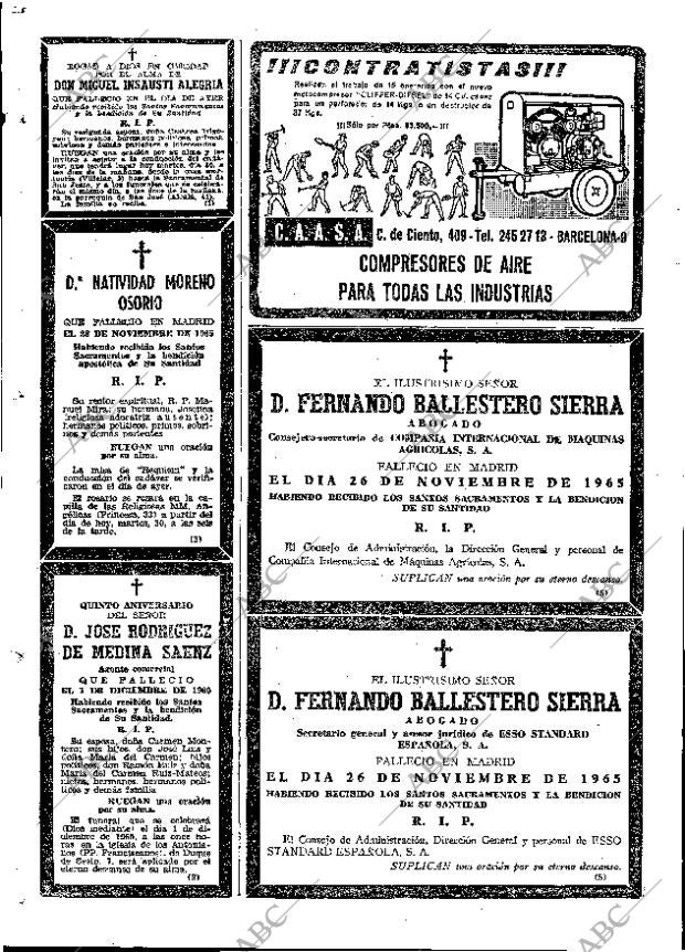 ABC MADRID 30-11-1965 página 110