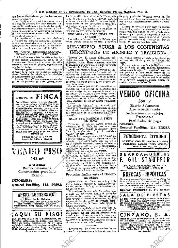 ABC MADRID 30-11-1965 página 56