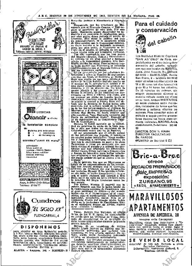ABC MADRID 30-11-1965 página 58
