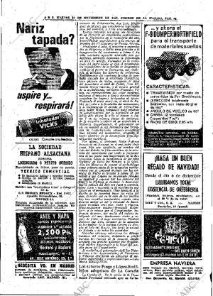 ABC MADRID 30-11-1965 página 66