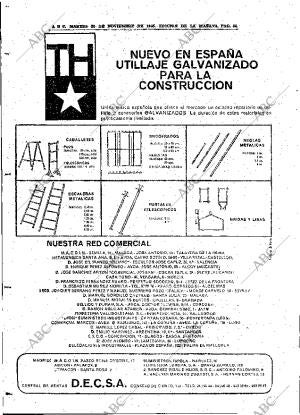 ABC MADRID 30-11-1965 página 84