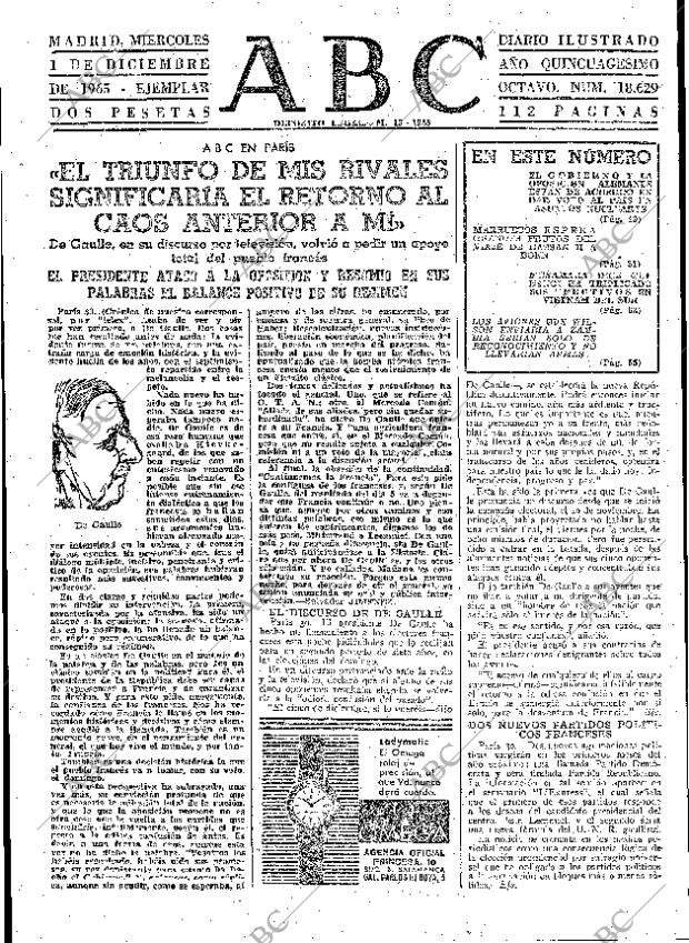 ABC MADRID 01-12-1965 página 47