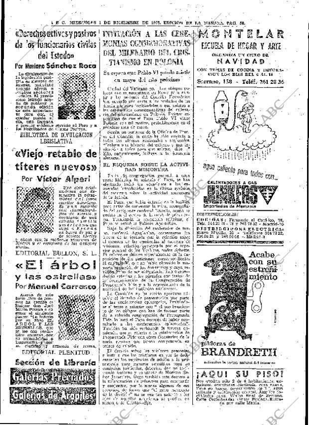 ABC MADRID 01-12-1965 página 58
