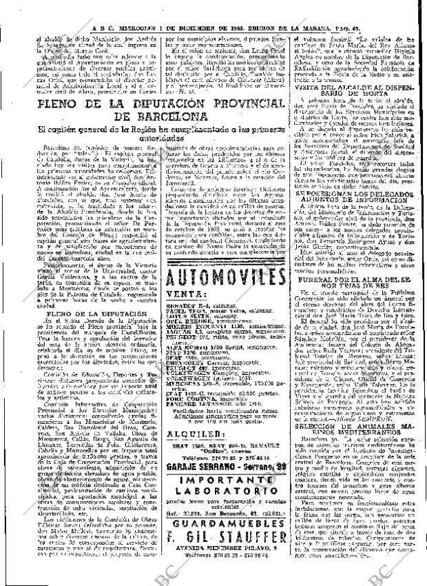 ABC MADRID 01-12-1965 página 67