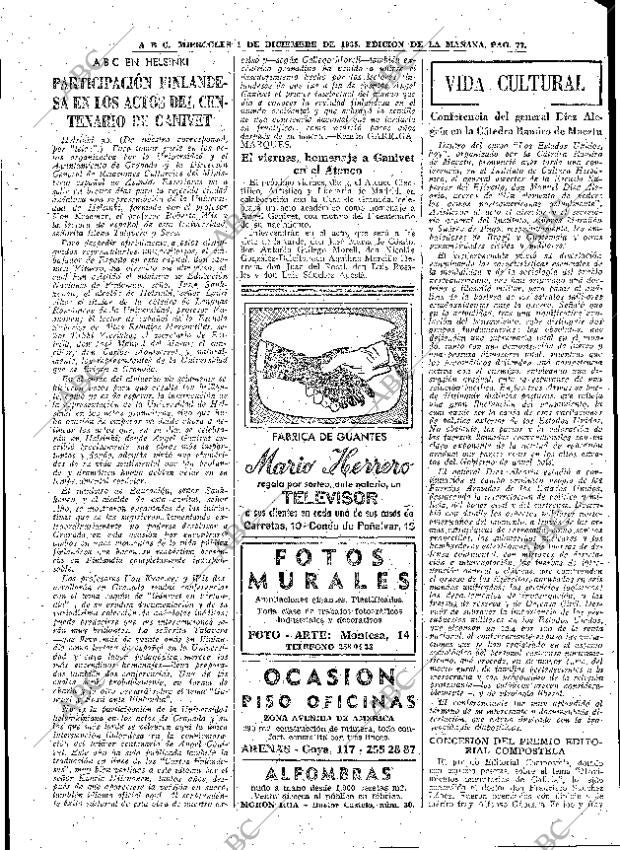 ABC MADRID 01-12-1965 página 77