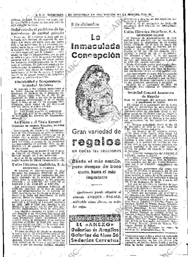 ABC MADRID 01-12-1965 página 83