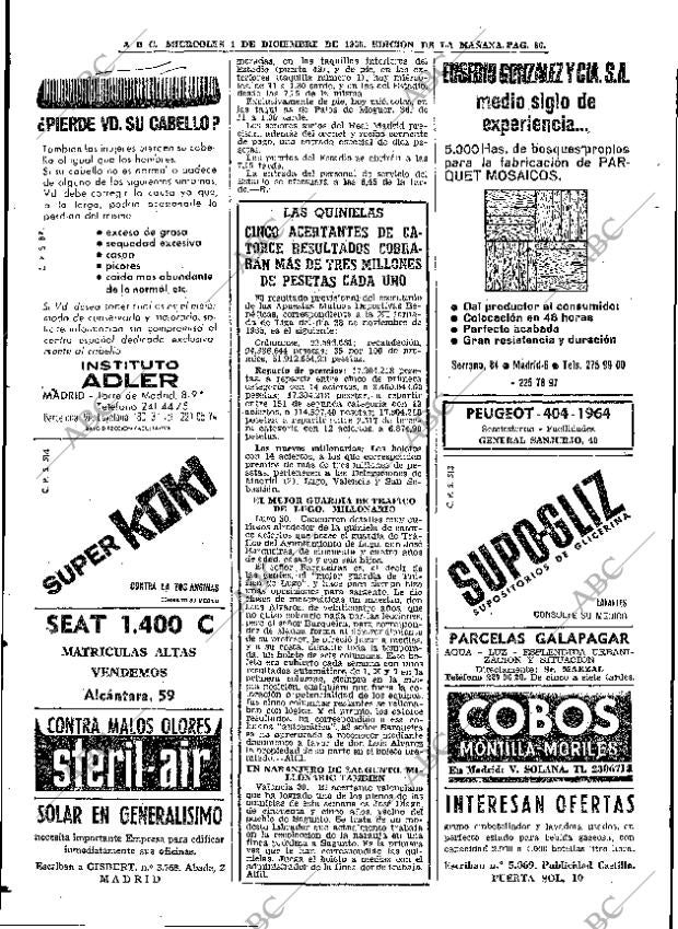 ABC MADRID 01-12-1965 página 86