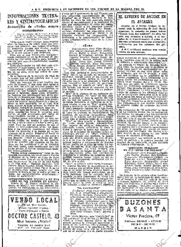 ABC MADRID 01-12-1965 página 91