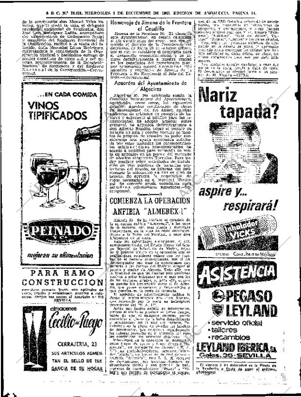 ABC SEVILLA 01-12-1965 página 34