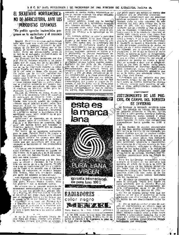 ABC SEVILLA 01-12-1965 página 35