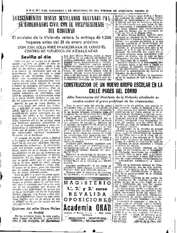 ABC SEVILLA 01-12-1965 página 39