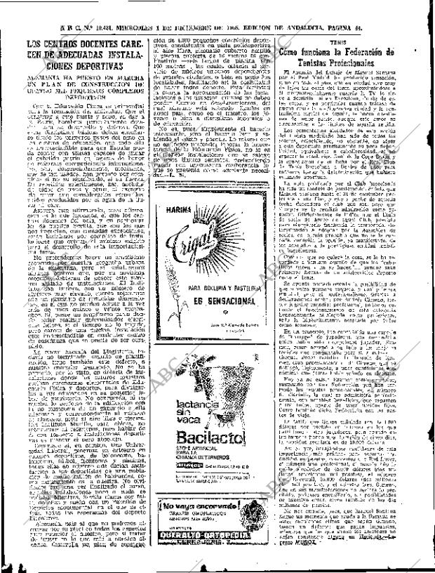 ABC SEVILLA 01-12-1965 página 44