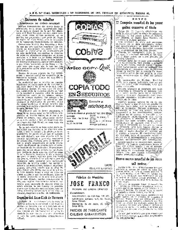 ABC SEVILLA 01-12-1965 página 46
