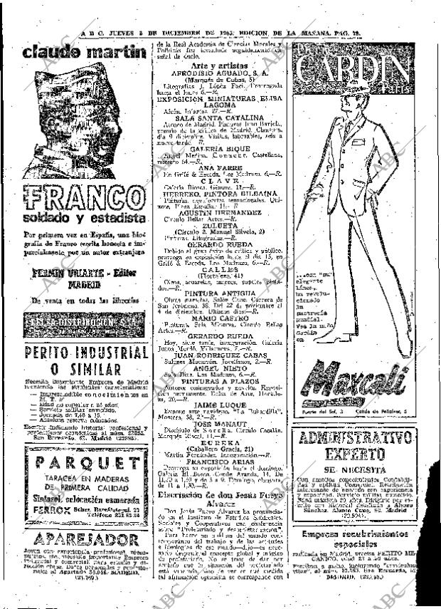 ABC MADRID 02-12-1965 página 78