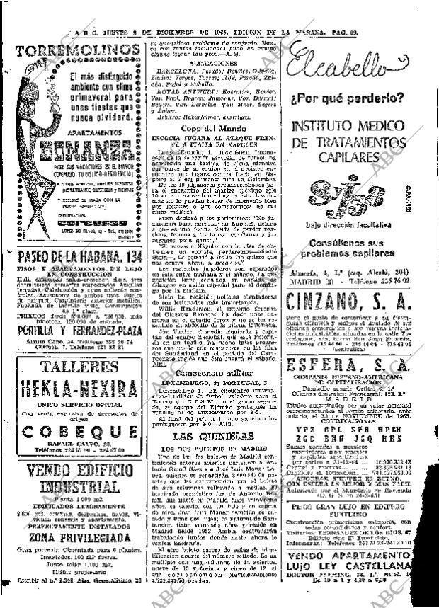 ABC MADRID 02-12-1965 página 88