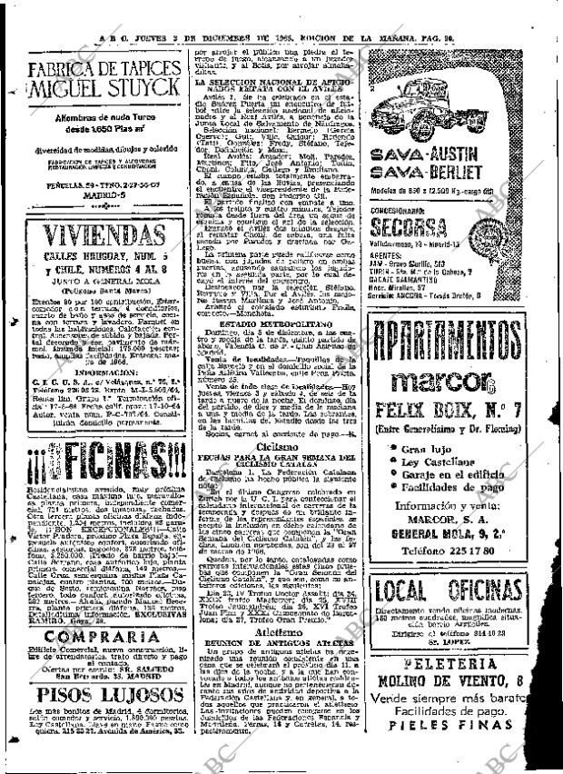 ABC MADRID 02-12-1965 página 90