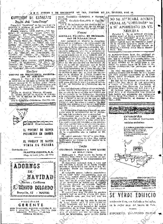 ABC MADRID 02-12-1965 página 91