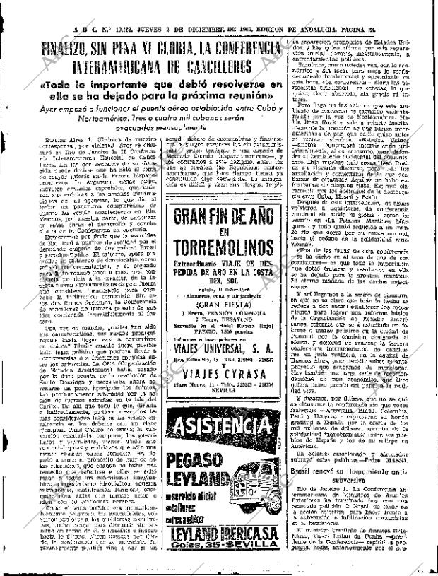 ABC SEVILLA 02-12-1965 página 23