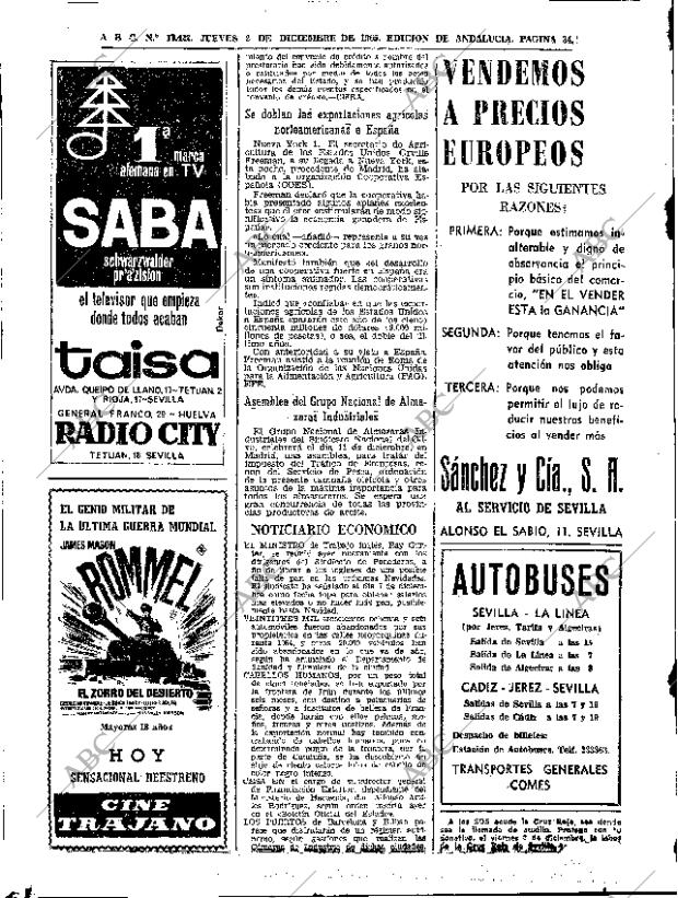 ABC SEVILLA 02-12-1965 página 34